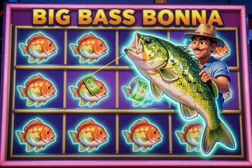 Big Bass Bonanza Slot mit Fisch und Instant-Cash-Symbolen im GambleZen Echtgeld Casino